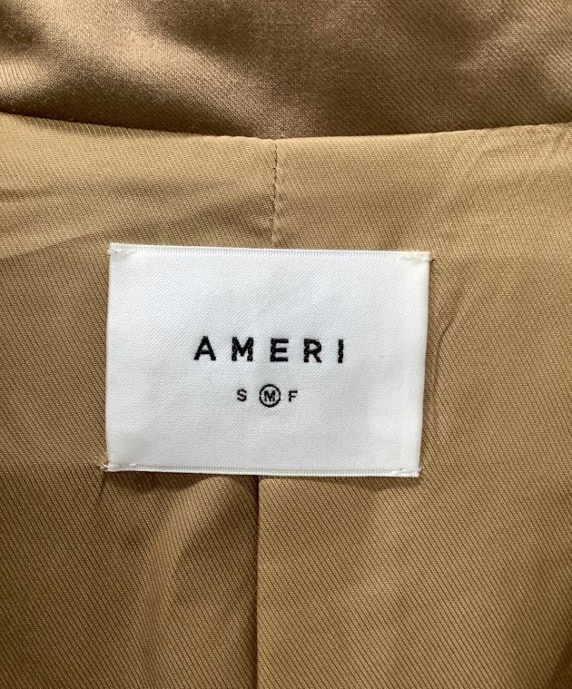再値下げ済み♡♡♡AMERI♡WOOL RIDERS COAT 完売品 中古・古着通販】Ameri (アメリ) RIDERS DETAIL COAT ベージュ サイズ