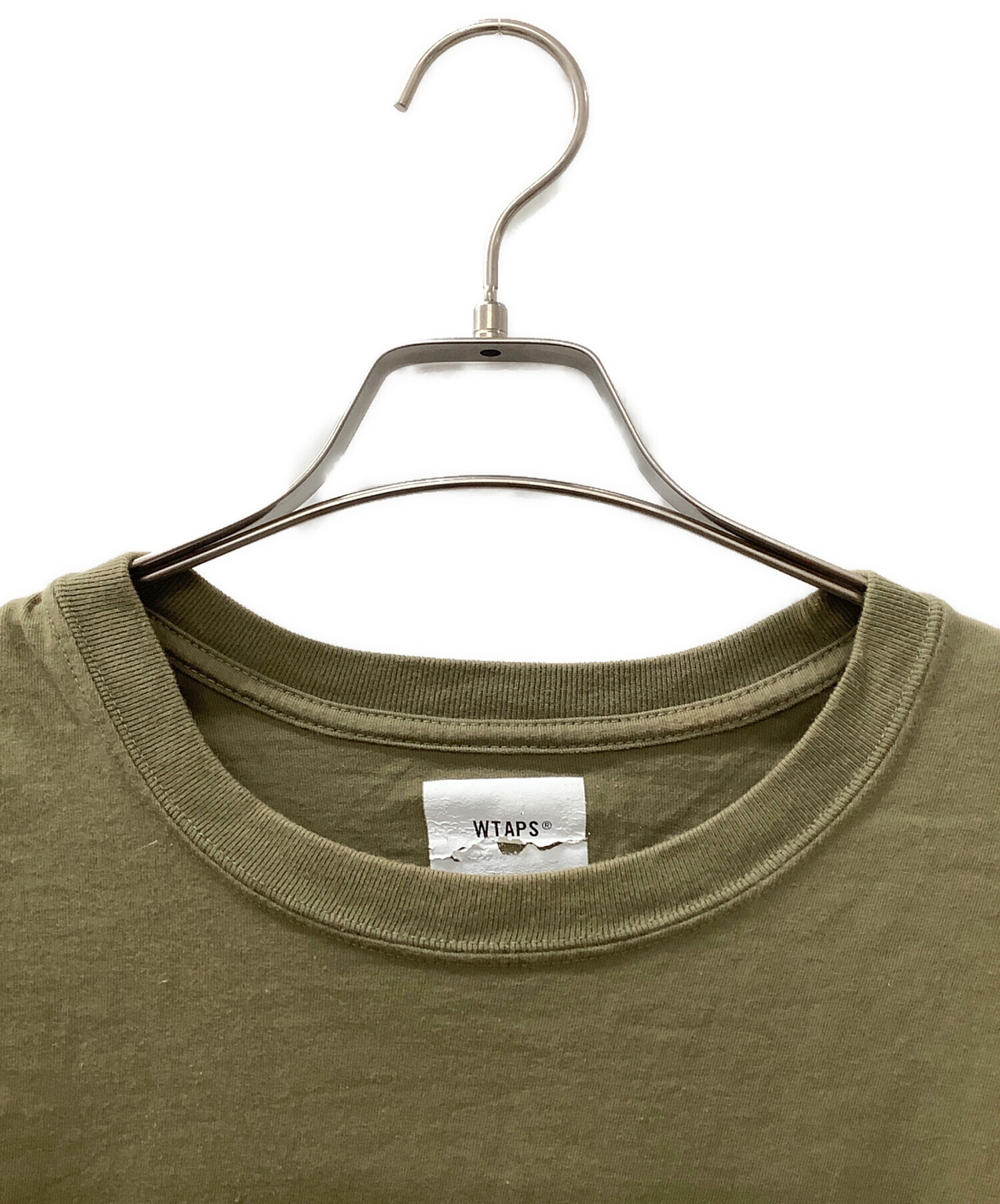 中古・古着通販】WTAPS (ダブルタップス) 半袖カットソー オリーブ