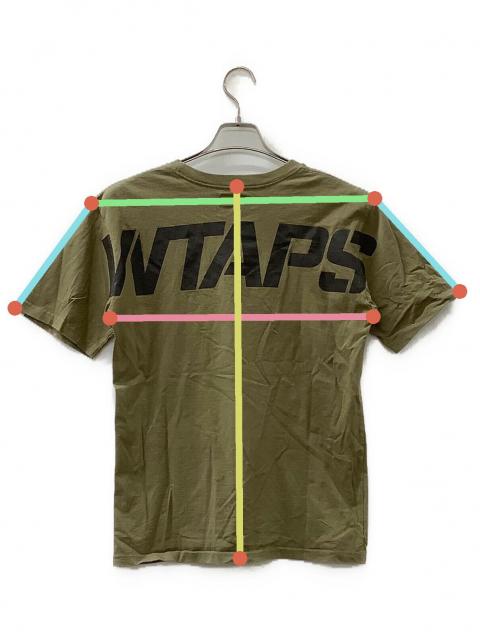 ネ*パ様 WTAPS 半袖シャツ オリーブ色　サイズX 04 中古・古着通販】WTAPS (ダブルタップス) 半袖カットソー オリーブ