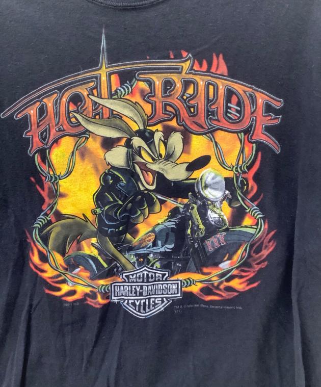 00s harley davidson Tシャツ ルーニーチューンズ ハーレー 中古・古着通販】HARLEY-DAVIDSON (ハーレーダビッドソン) LOONEY