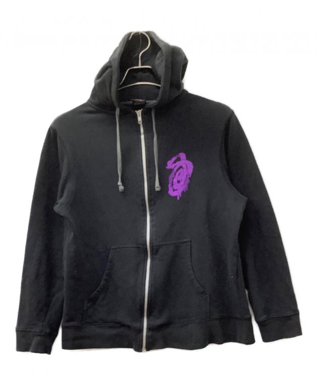 中古・古着通販】stussy (ステューシー) ジップパーカー ブラック 