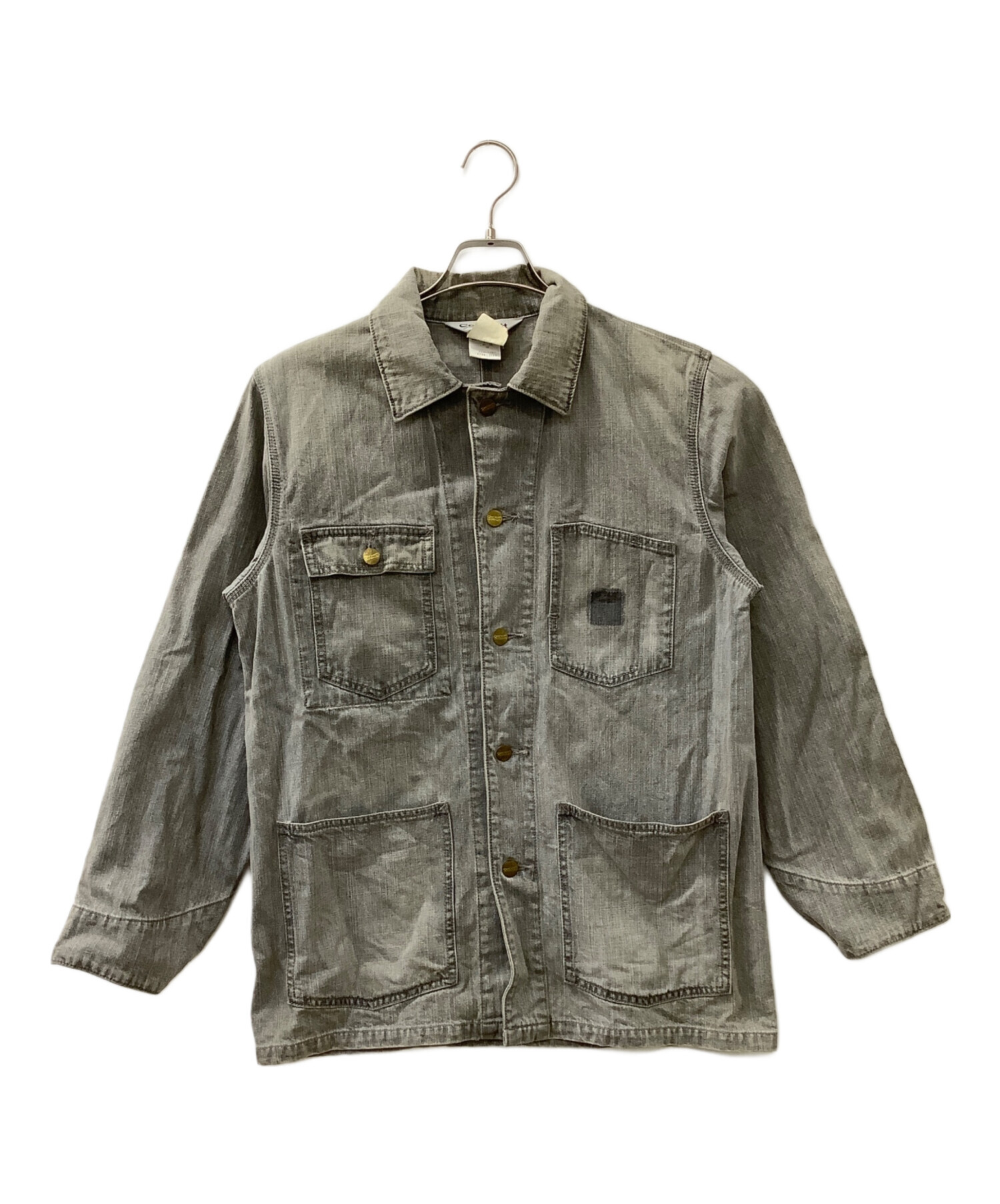 中古・古着通販】CarHartt (カーハート) デニムジャケット グレー