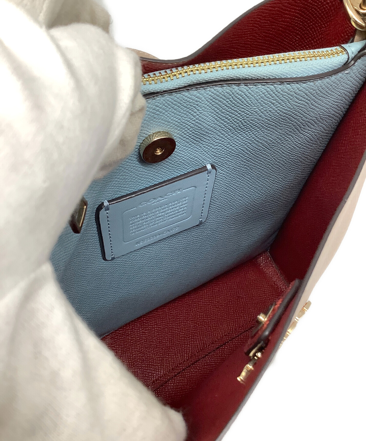 中古・古着通販】COACH (コーチ) モーリーバケット アイボリー