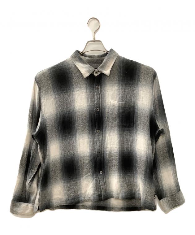 中古・古着通販】stussy (ステューシー) 長袖シャツ グレー サイズ:L