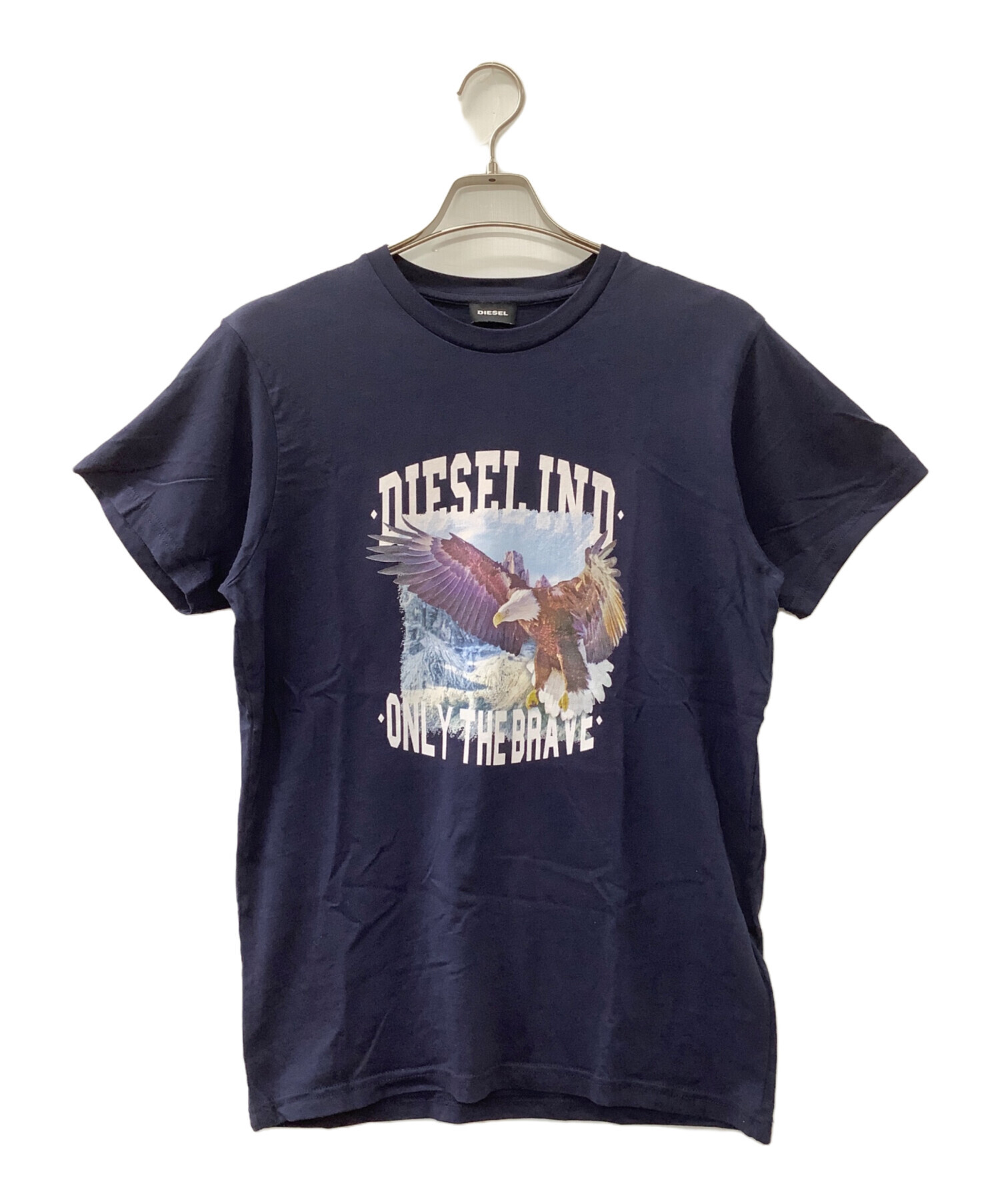 中古・古着通販】DIESEL (ディーゼル) 半袖Tシャツ ネイビー サイズ:16 