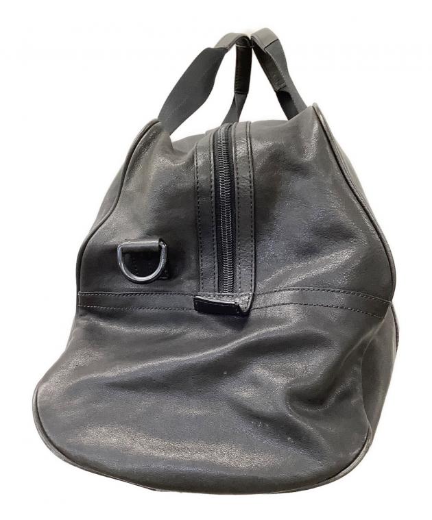 中古・古着通販】COACH (コーチ) レザーボストンバッグ ブラック