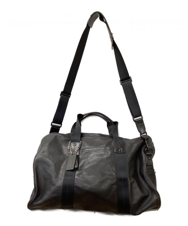 TKNRD様　廃盤モデル　コーチ COACH レザーボストンバッグ 中古・古着通販】COACH (コーチ) レザーボストンバッグ ブラック