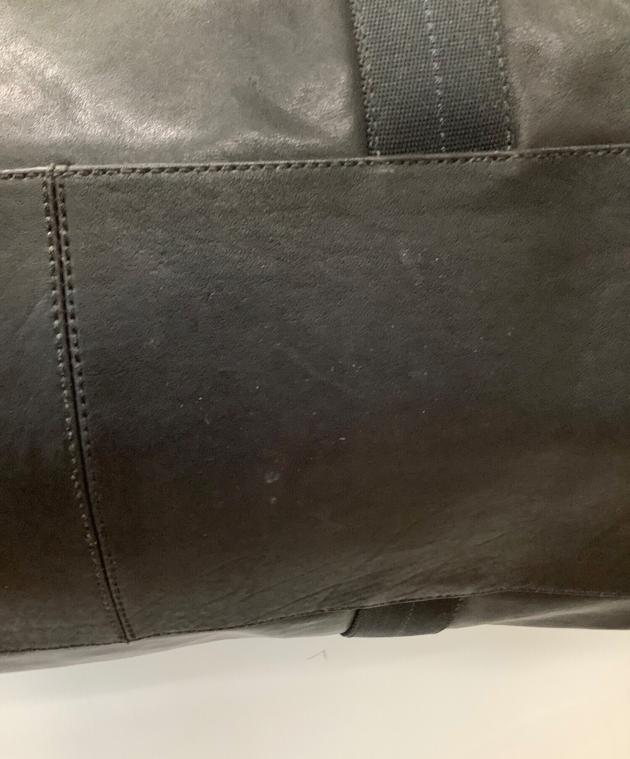 中古・古着通販】COACH (コーチ) レザーボストンバッグ ブラック