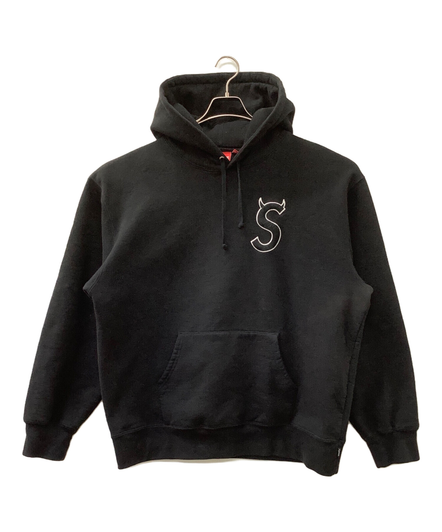 Supreme シュプリームDevil S Logo Hooded パーカー黒Ｌ 中古・古着通販】SUPREME (シュプリーム) Devil S Logo Hooded
