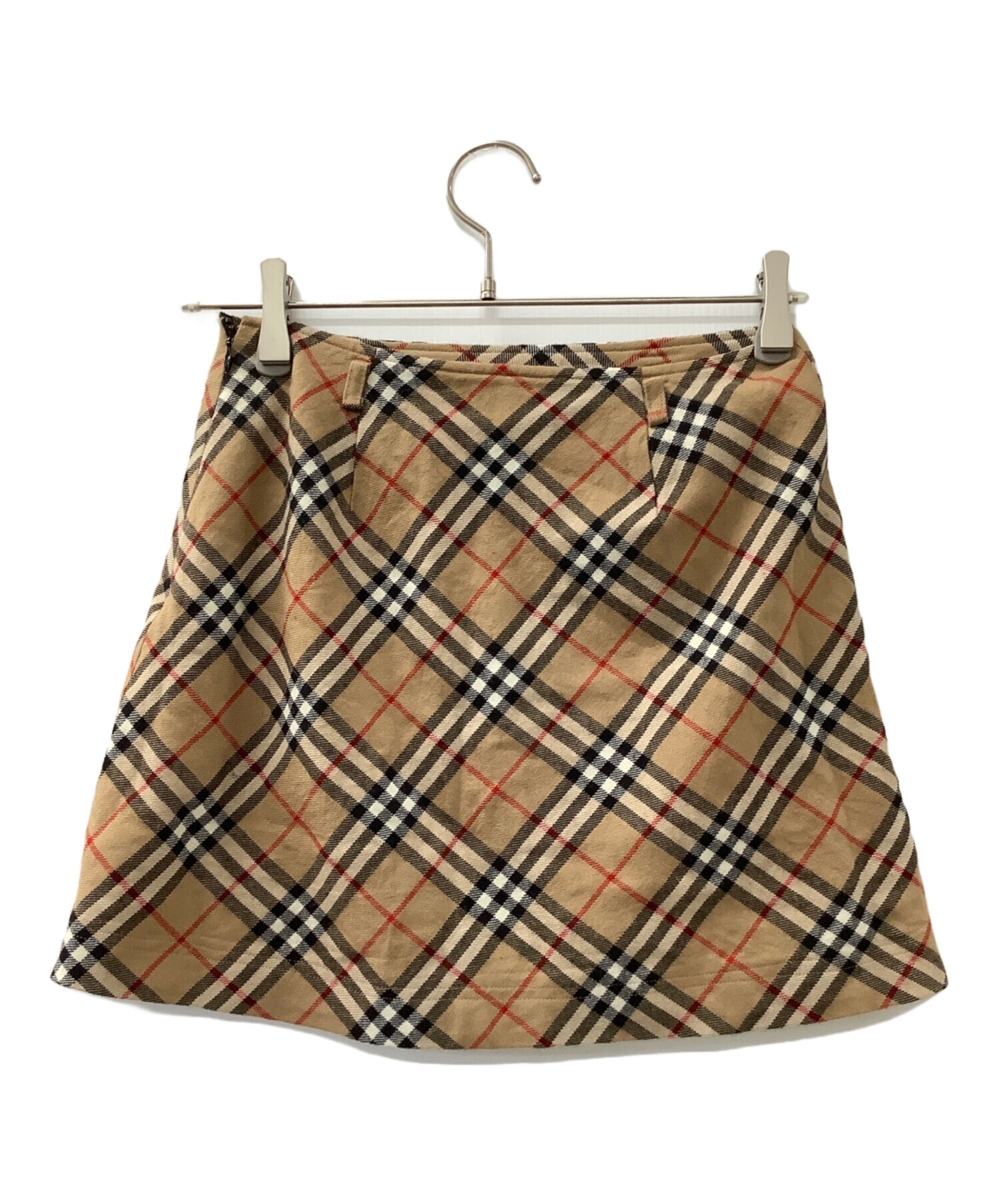 1度着用★BURBERRY★ブルーレーベル★プリーツミニスカート★バーバリー38 中古・古着通販】BURBERRY BLUE LABEL (バーバリー ブルー レーベル
