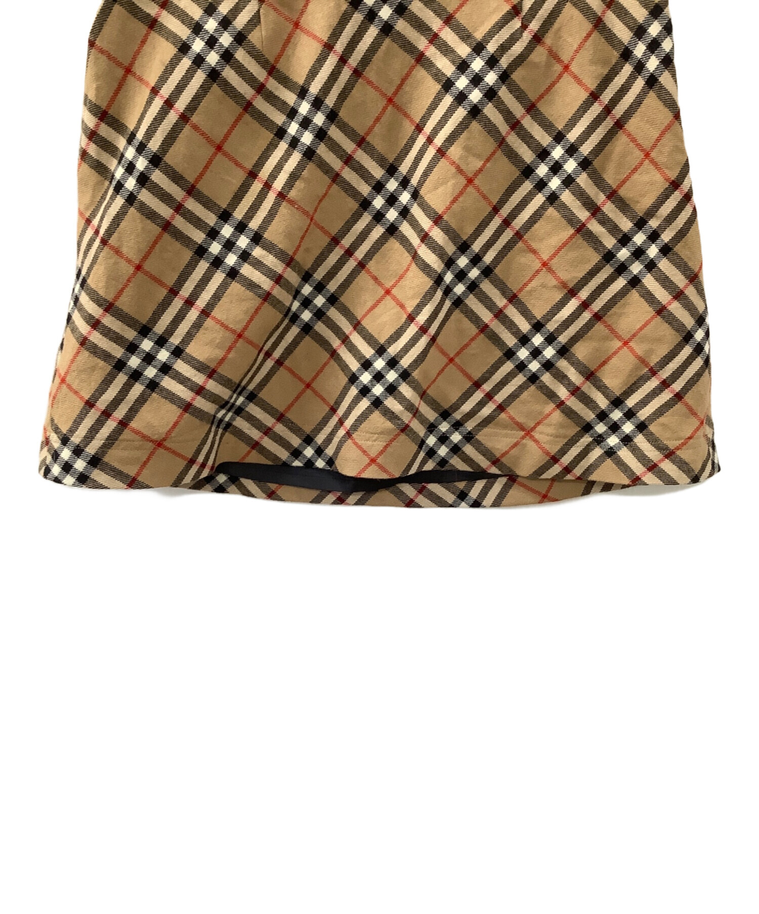 BURBERRY　BLUE　LABEL ミニスカート ベージュ　ノバチェック 中古・古着通販】BURBERRY BLUE LABEL (バーバリー ブルー レーベル