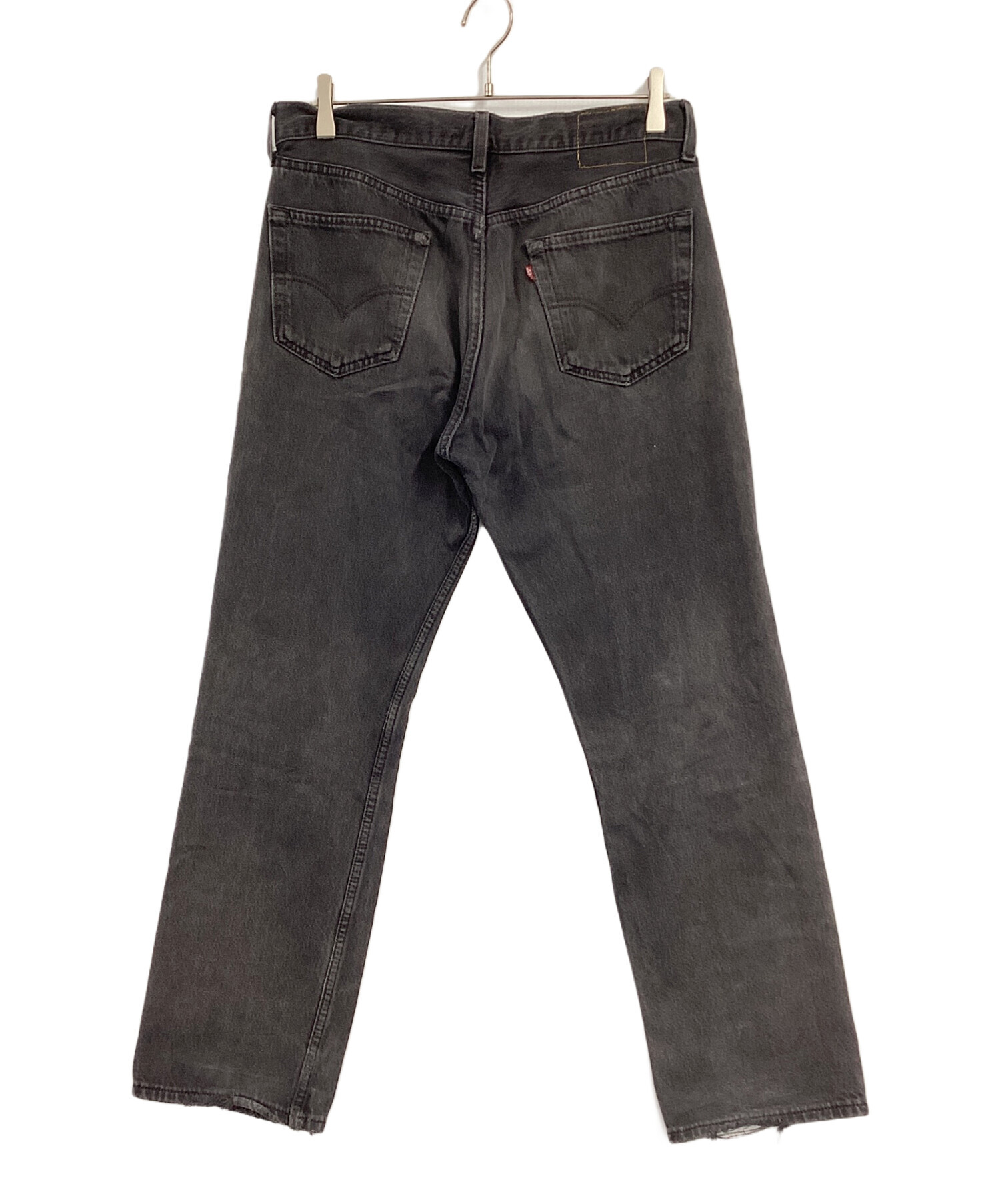 中古・古着通販】LEVI'S (リーバイス) 後染め501ブラックデニムパンツ