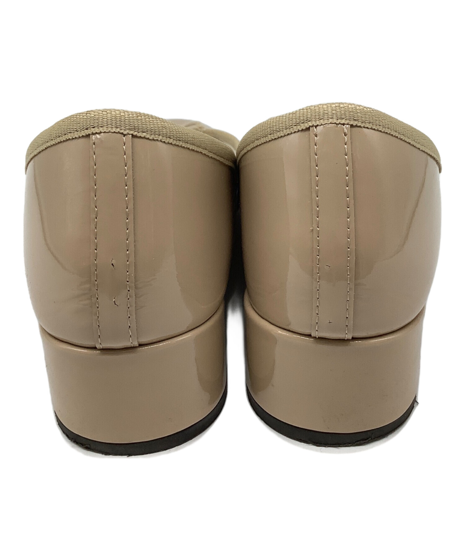 中古・古着通販】repetto (レペット) エナメルパンプス ベージュ