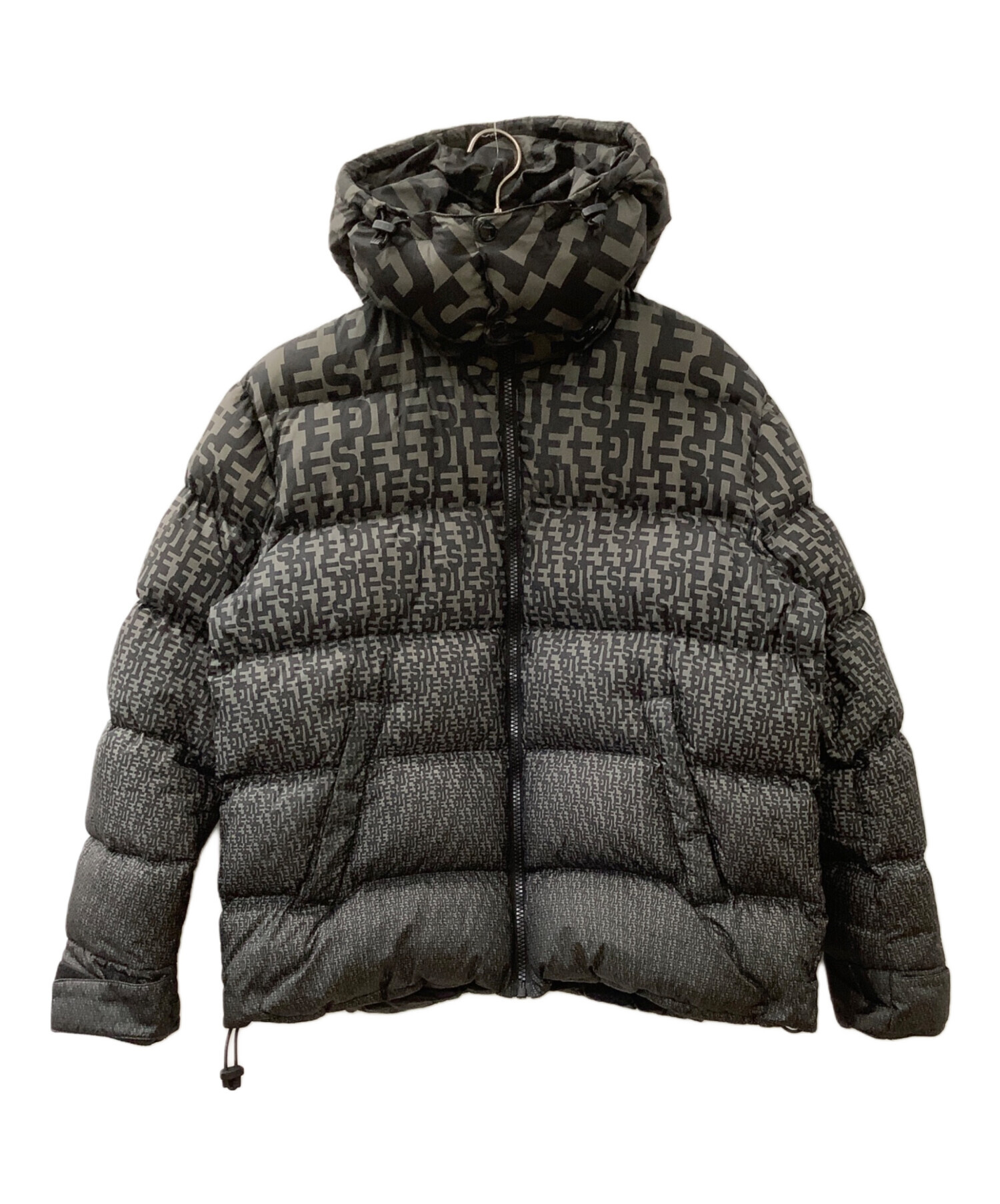 美品　ディーゼル　ダウン　Mサイズ 中古・古着通販】DIESEL (ディーゼル) ダウンジャケット ブラック