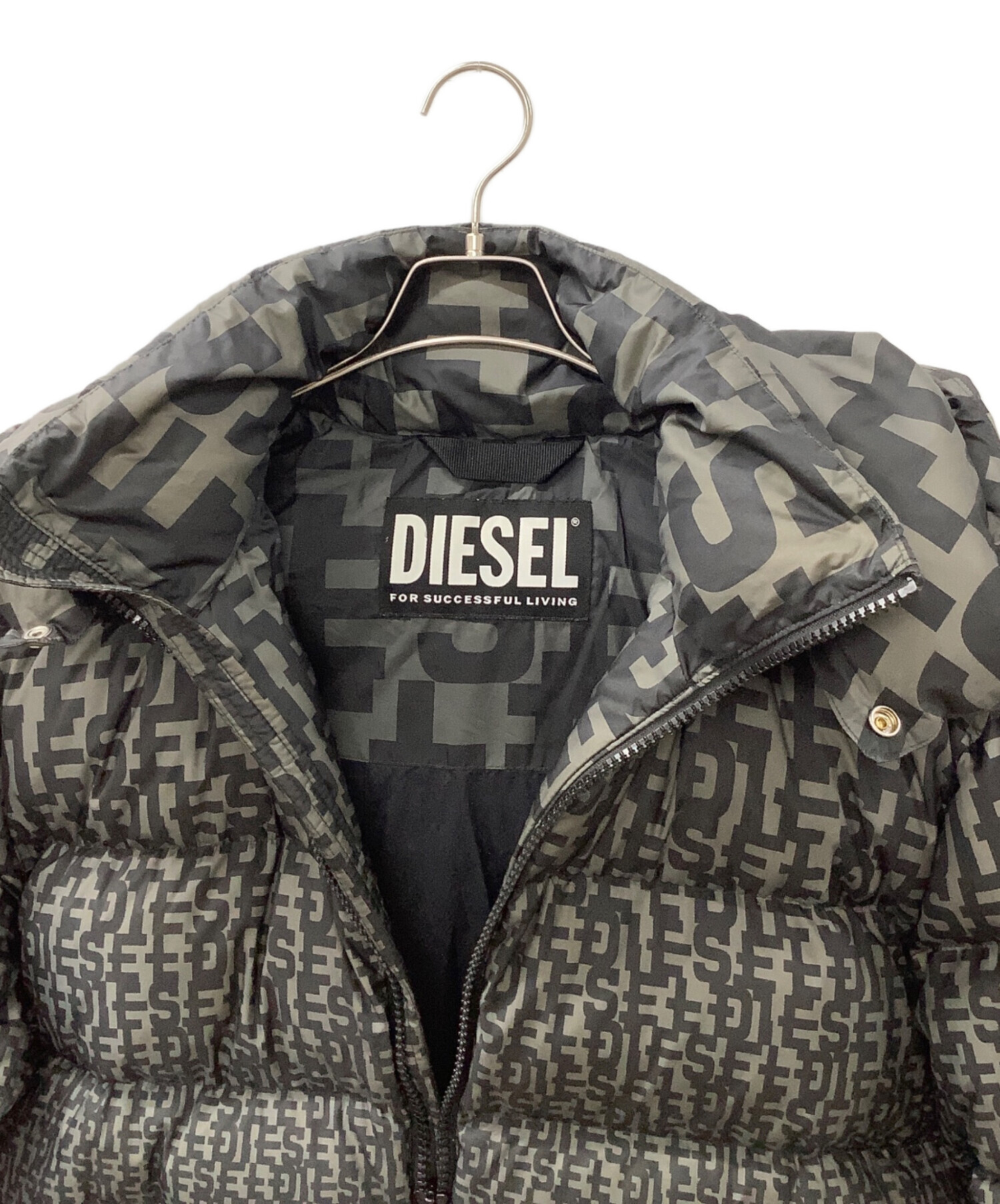 中古・古着通販】DIESEL (ディーゼル) ダウンジャケット ブラック