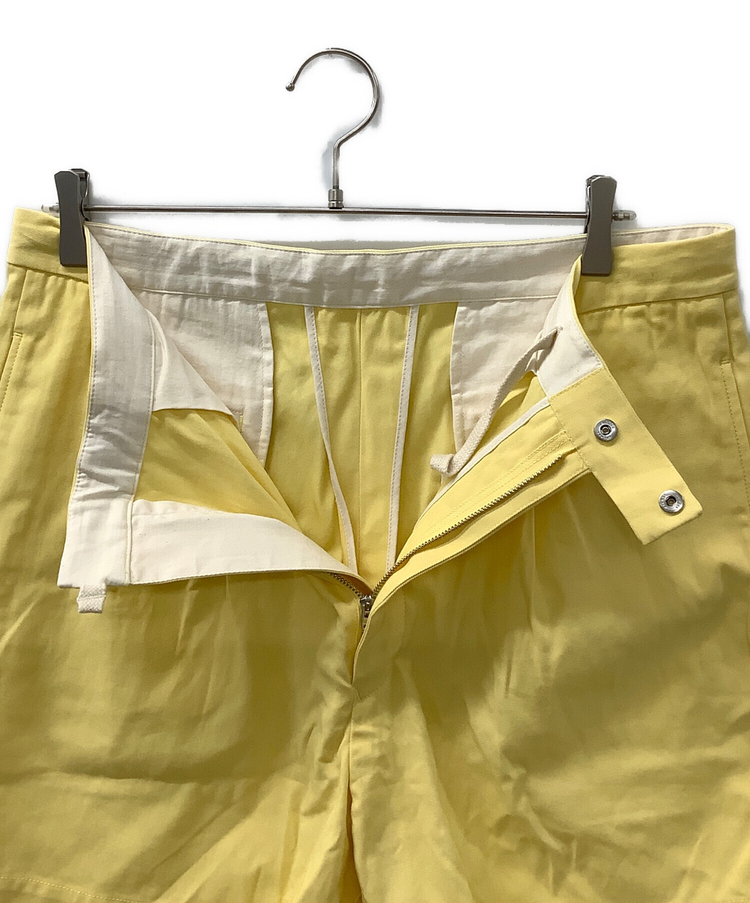 中古・古着通販】BEAMS (ビームス) ショートパンツ イエロー サイズ:L