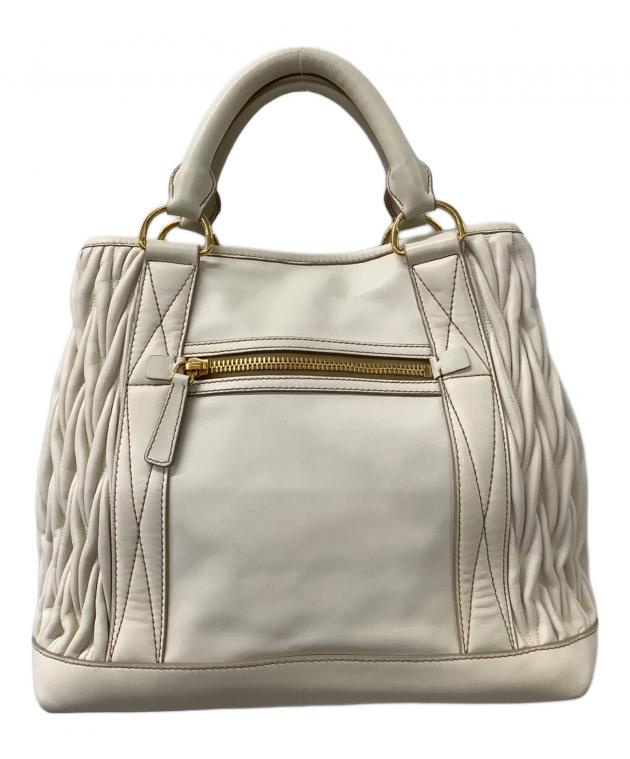 中古・古着通販】MIU MIU (ミュウミュウ) マテラッセ ホワイト