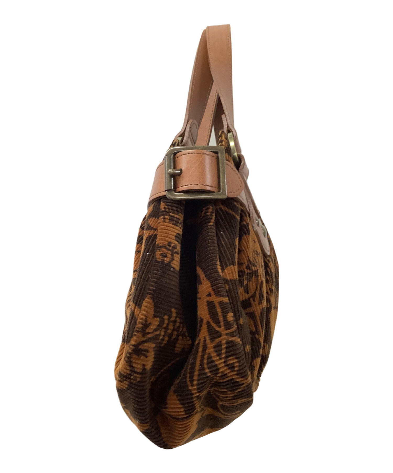 中古・古着通販】LONGCHAMP (ロンシャン) ハンドバッグ ブラウン