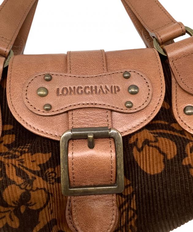 ダンロップT-E2本 ロンシャン2本 当時物 中古・古着通販】LONGCHAMP (ロンシャン) ハンドバッグ ブラウン
