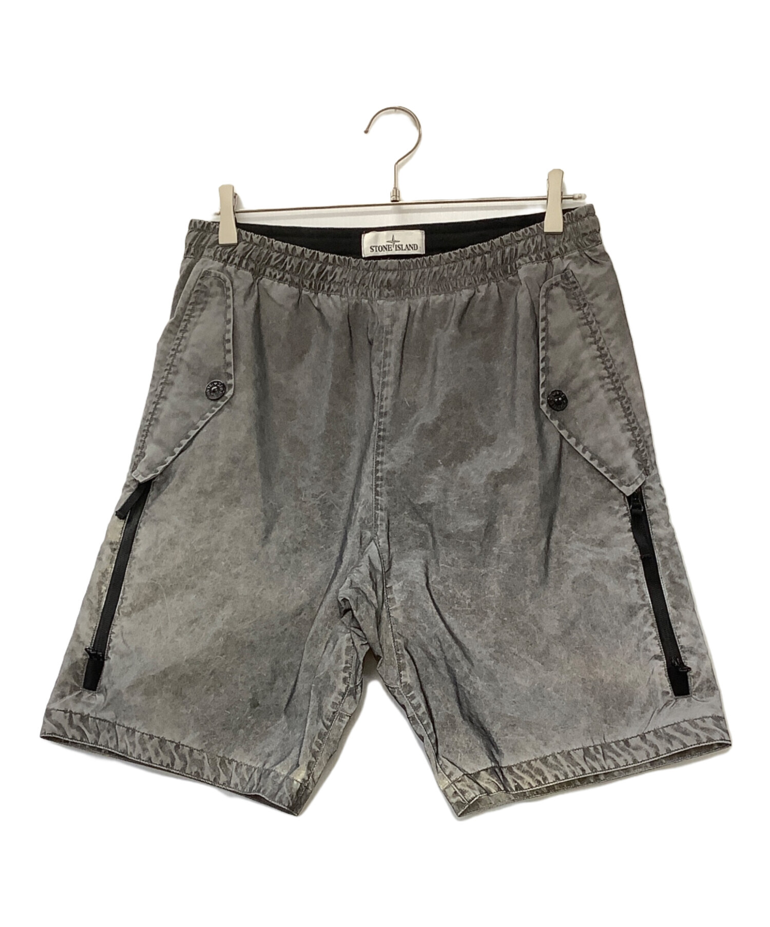 Stone  グレーバミューダショーツ 中古・古着通販】STONE ISLAND (ストーンアイランド) バミューダハーフ