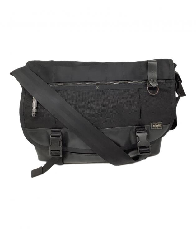 中古・古着通販】PORTER (ポーター) HEAT MESSENGER BAG(L) ブラック