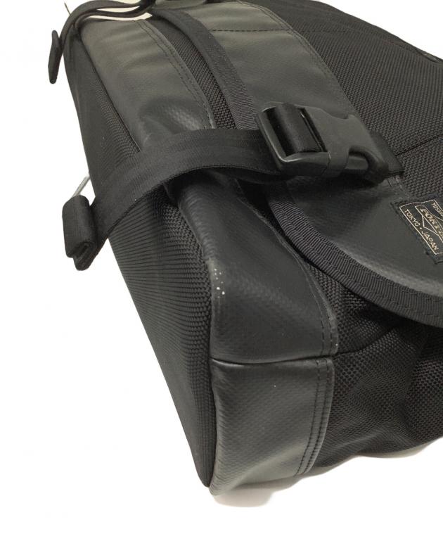 中古・古着通販】PORTER (ポーター) HEAT MESSENGER BAG(L) ブラック