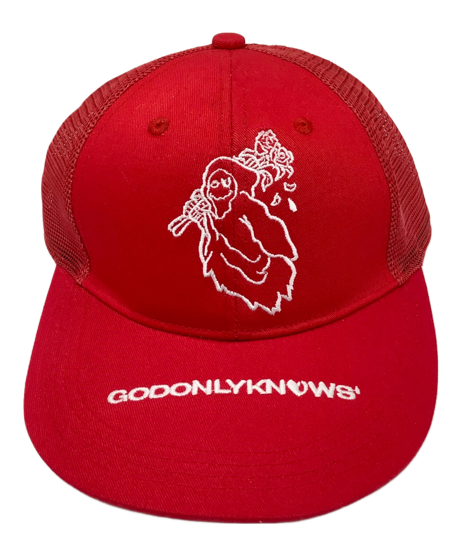 GOD ONLY KNOWS キャップ　ツートン　ブラウン 中古・古着通販】GOD ONLY KNOWS (ゴッドオンリーノウズ) キャップ