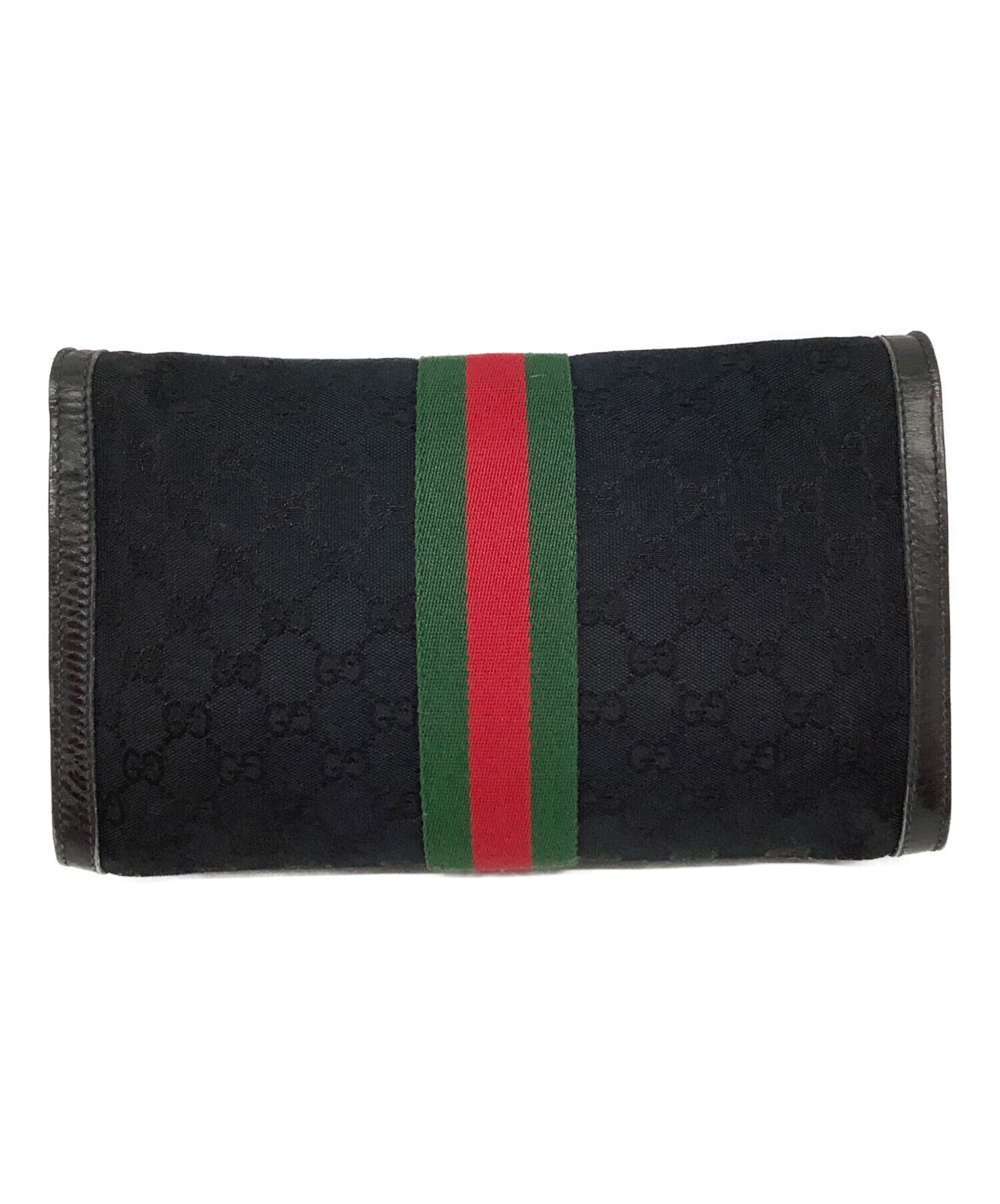 中古・古着通販】GUCCI (グッチ) GG ショルダーバッグ ブラック 