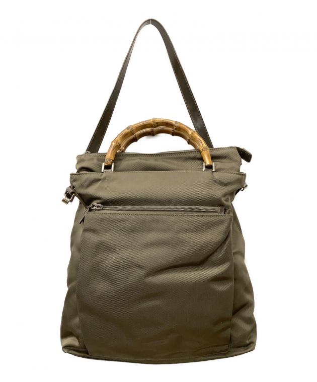 中古・古着通販】GUCCI (グッチ) バンブー カーキ｜ブランド・古着通販