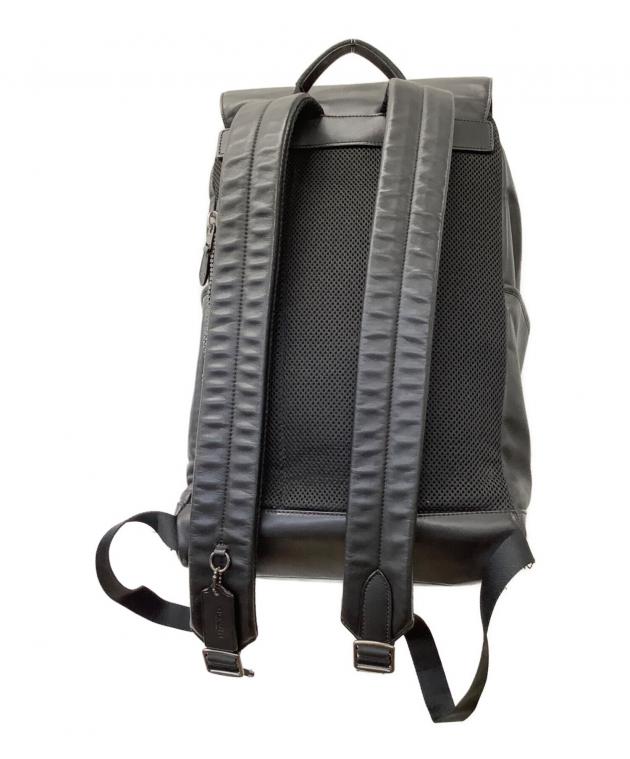 未使用 タグ付 COACH コーチ トラック バックパック リュック CP003 中古・古着通販】COACH (コーチ) トラック バックパック ブラック