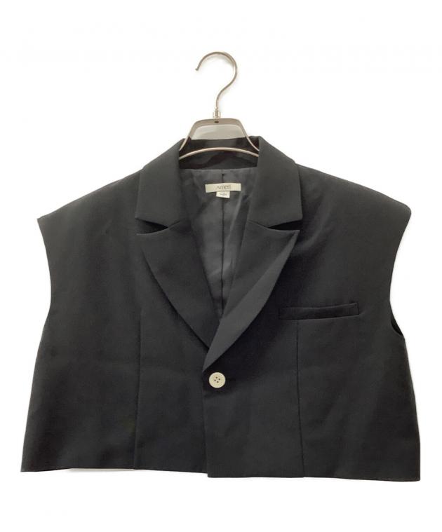 中古・古着通販】Ameri (アメリ) 3WAY PIN TUCK LAYERED VEST ブラック