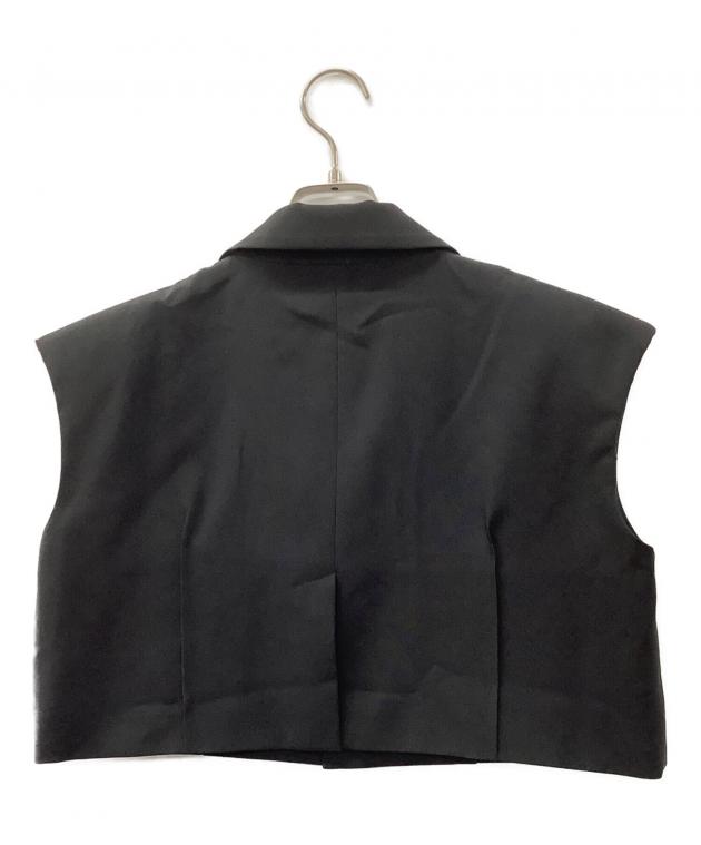 中古・古着通販】Ameri (アメリ) 3WAY PIN TUCK LAYERED VEST ブラック