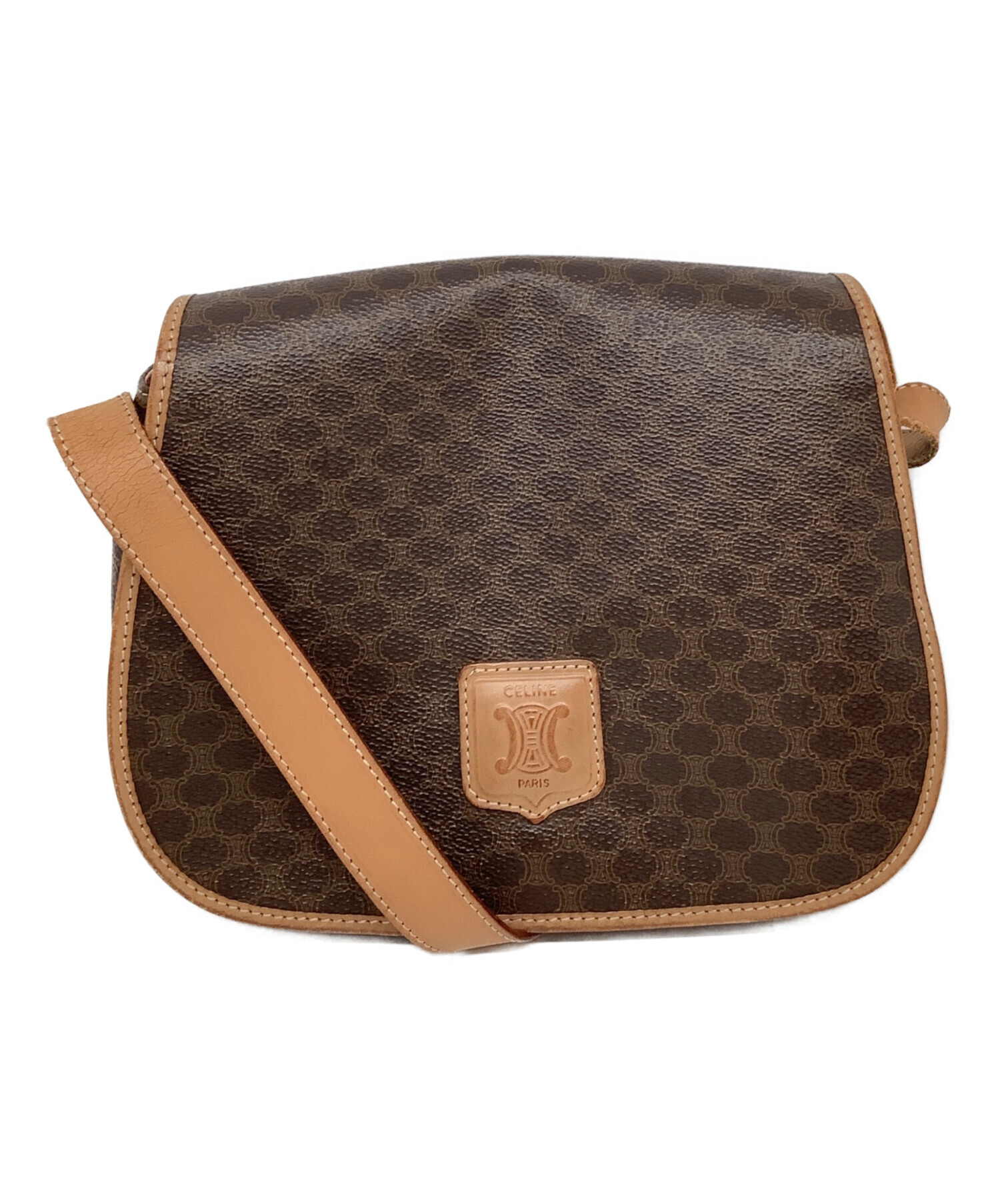 中古・古着通販】CELINE (セリーヌ) マカダム ショルダーバッグ