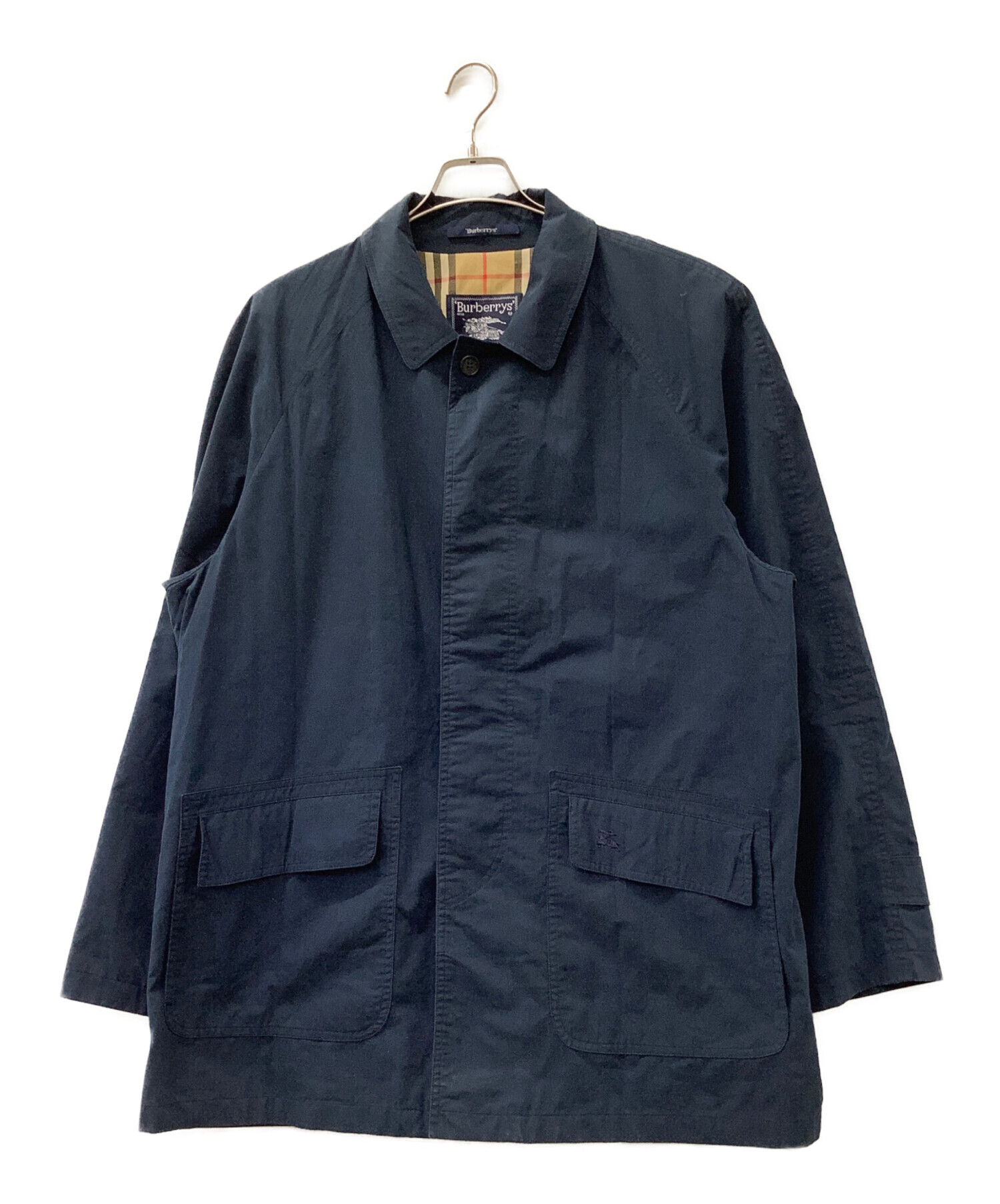 中古・古着通販】Burberry's (バーバリーズ) ハーフコート ネイビー