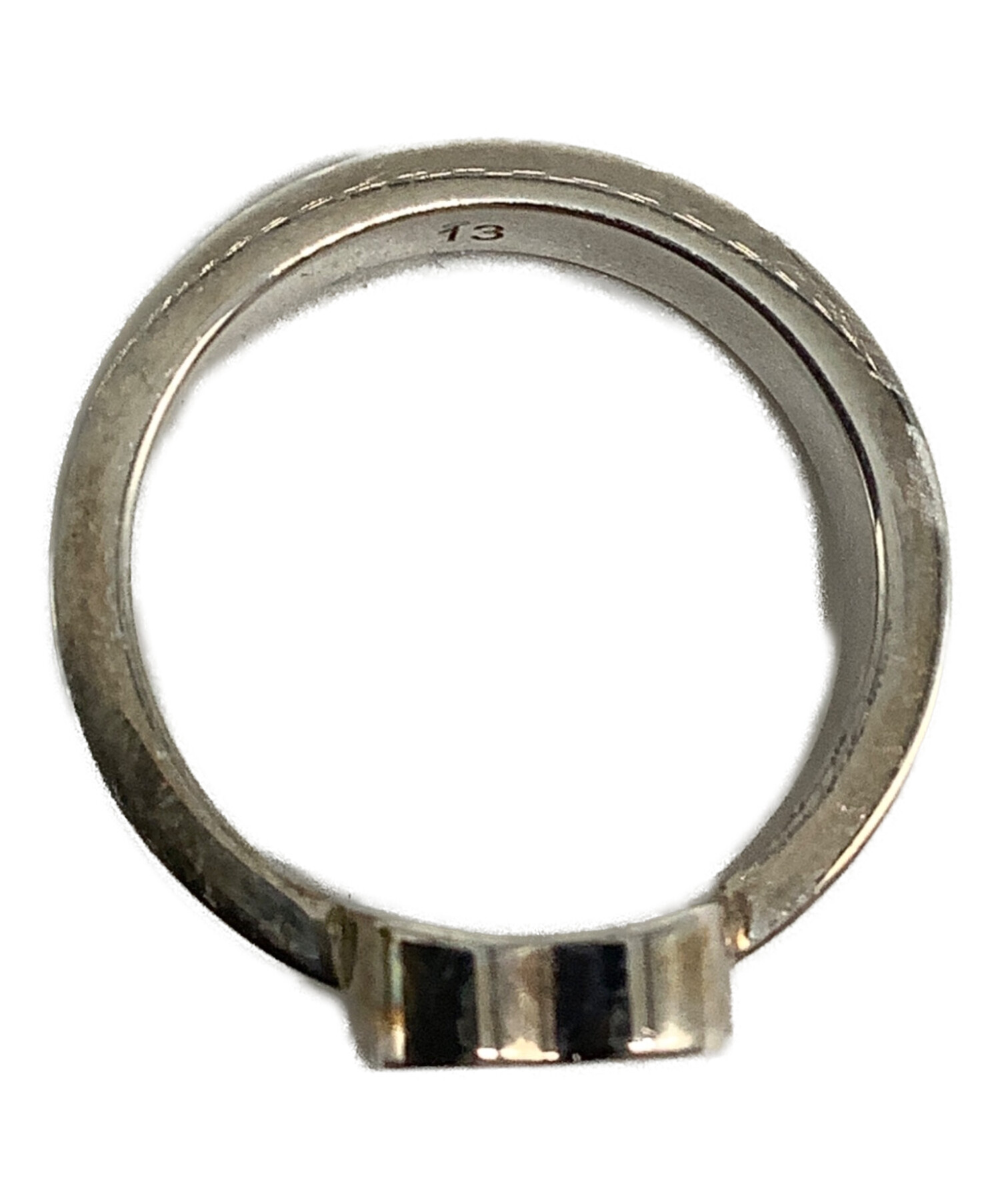 桃*♪様 GUCCI ハート型リング #13 シルバー925 中古・古着通販】GUCCI 