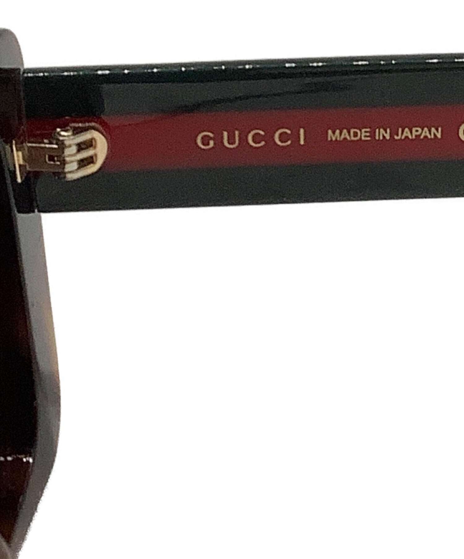 中古・古着通販】GUCCI (グッチ) スクエア サングラス ブラウン