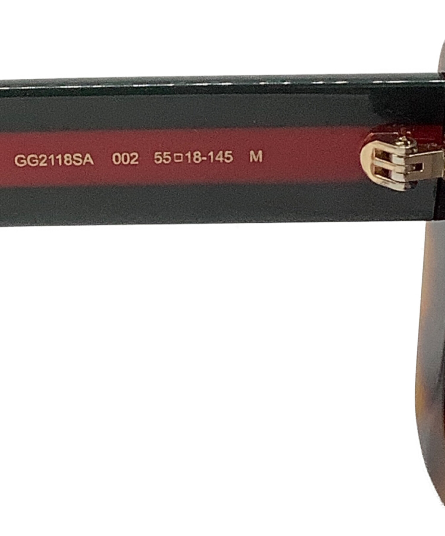 中古・古着通販】GUCCI (グッチ) スクエア サングラス ブラウン