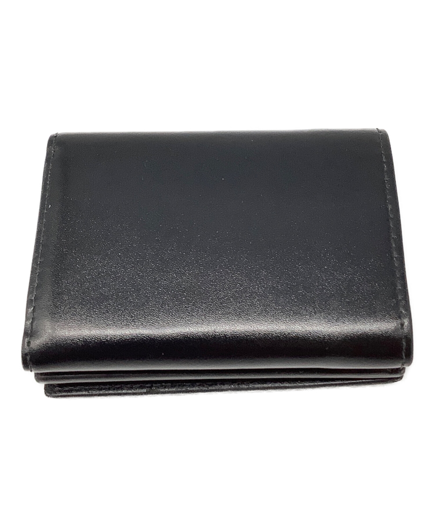 中古・古着通販】BALENCIAGA (バレンシアガ) 3つ折り財布 ブラック