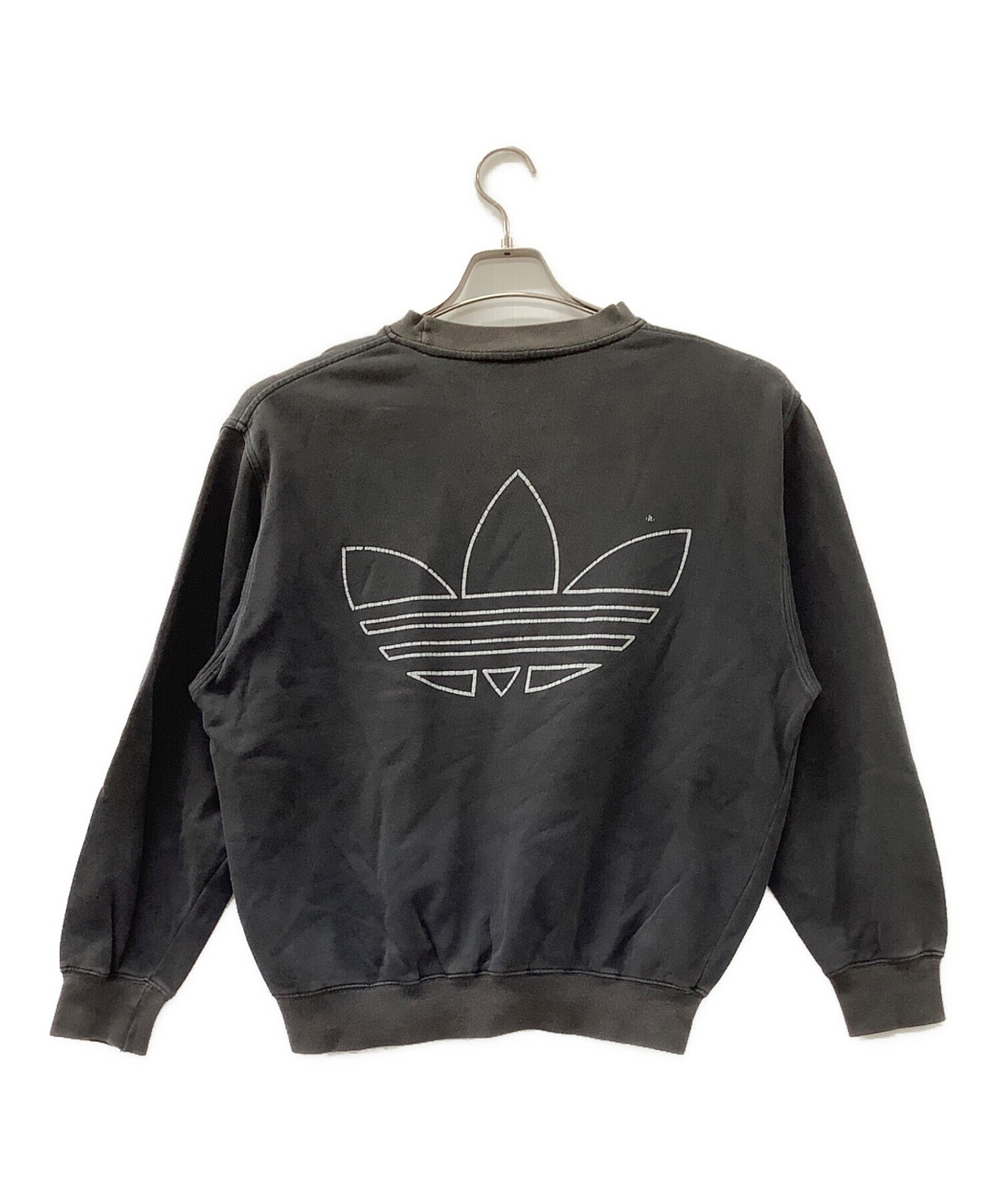 中古・古着通販】adidas (アディダス) スウェット ブラック サイズ:M