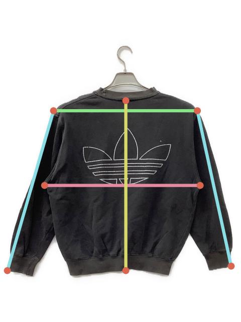 中古・古着通販】adidas (アディダス) スウェット ブラック サイズ:M
