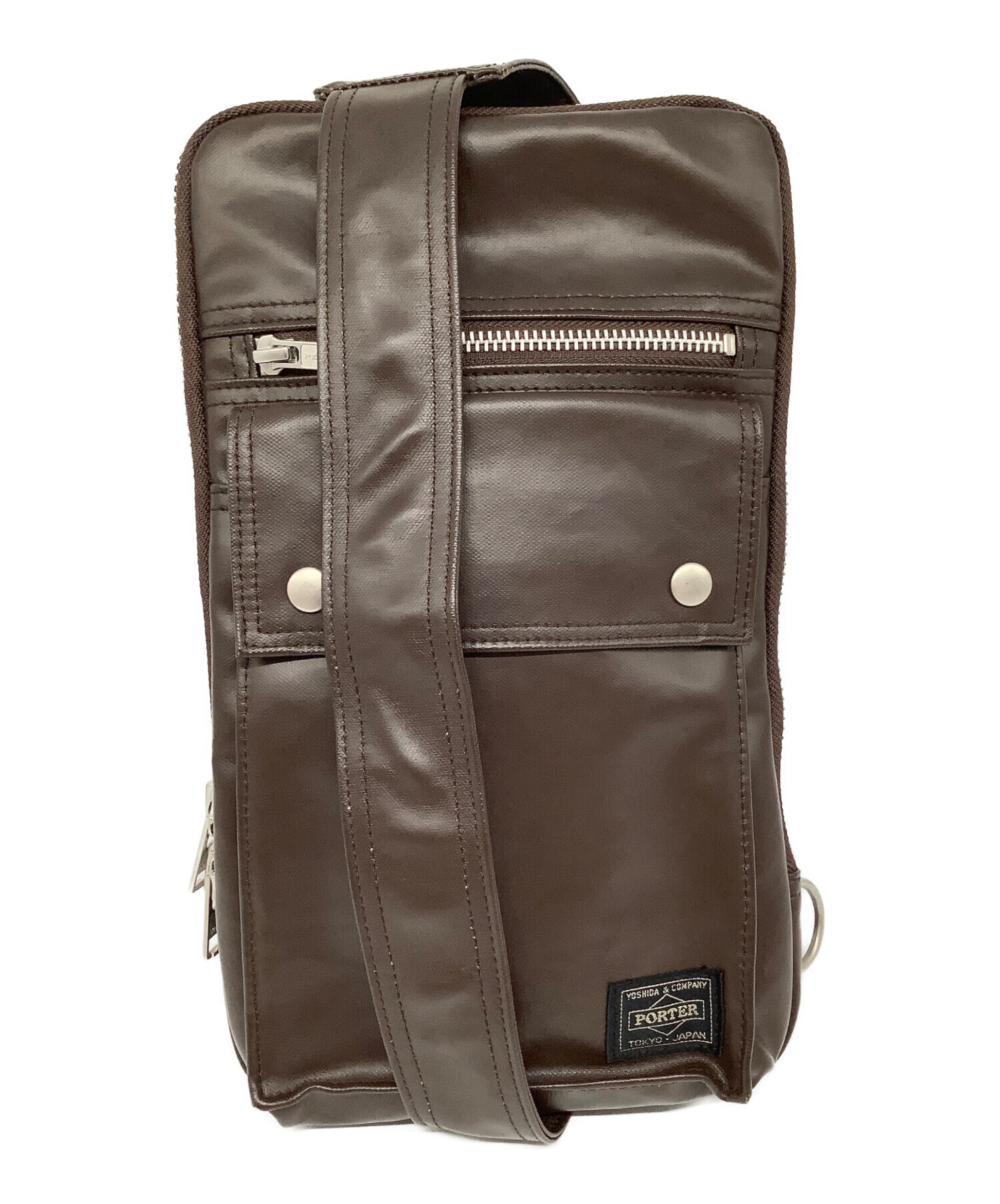 中古・古着通販】PORTER (ポーター) フリースタイル ブラウン