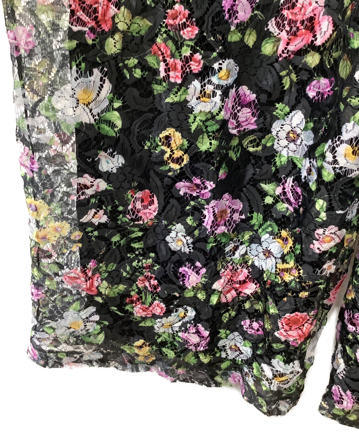tricot COMME des GARCONS✨️アシンメトリーパンツ 花柄 中古・古着通販】tricot COMME des GARCONS (トリココムデギャルソン