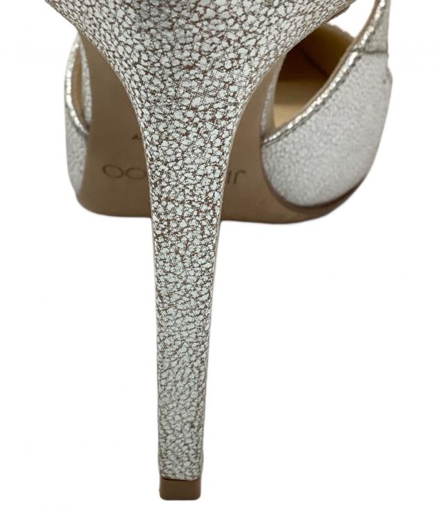 ジミーチュウ LANCER 37 シルバー 結婚式 パーティー メンテナンス済 中古・古着通販】JIMMY CHOO (ジミーチュウ) LANCER 100 シルバー