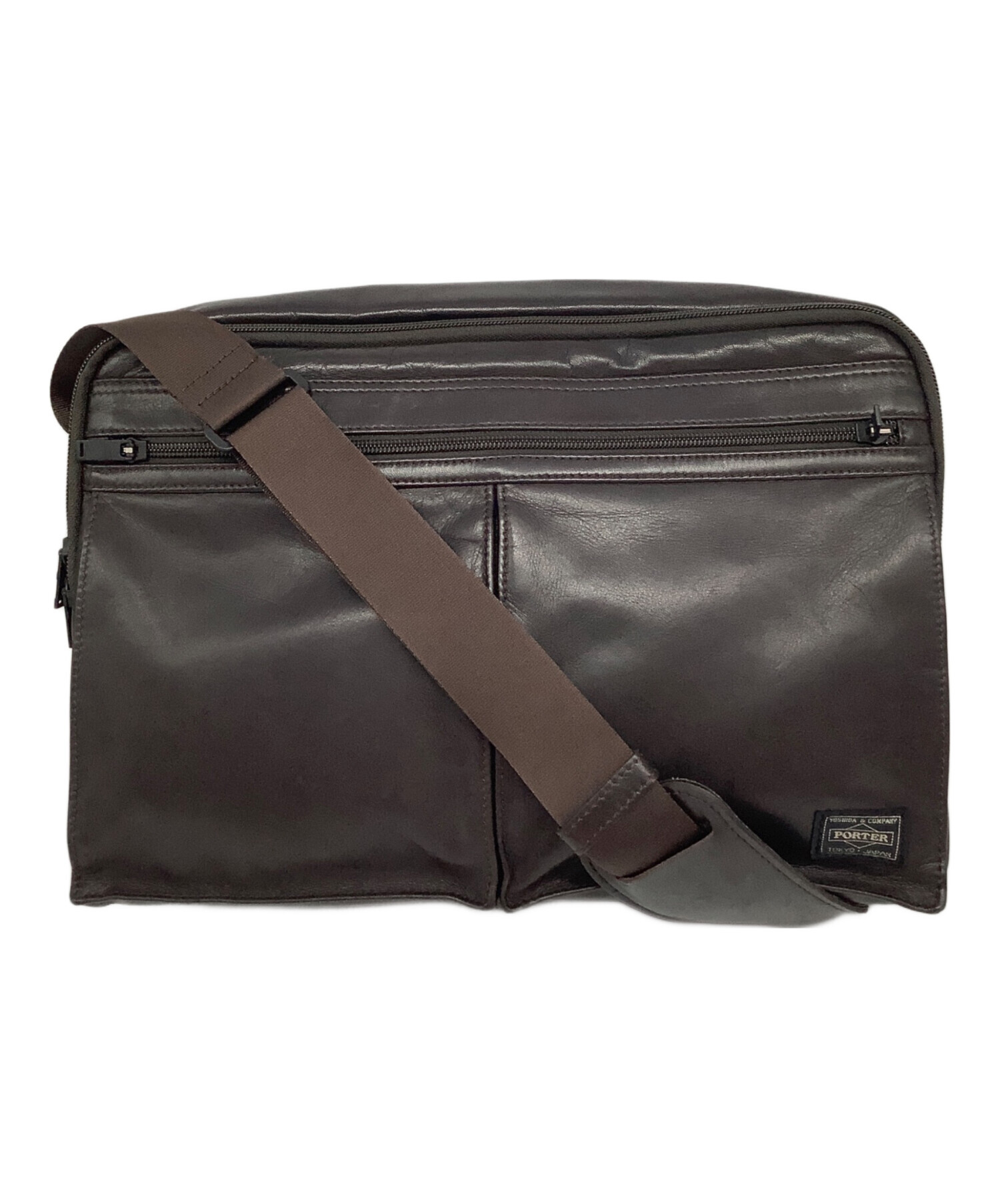 中古・古着通販】PORTER (ポーター) AMAZE SHOULDER BAG ブラウン