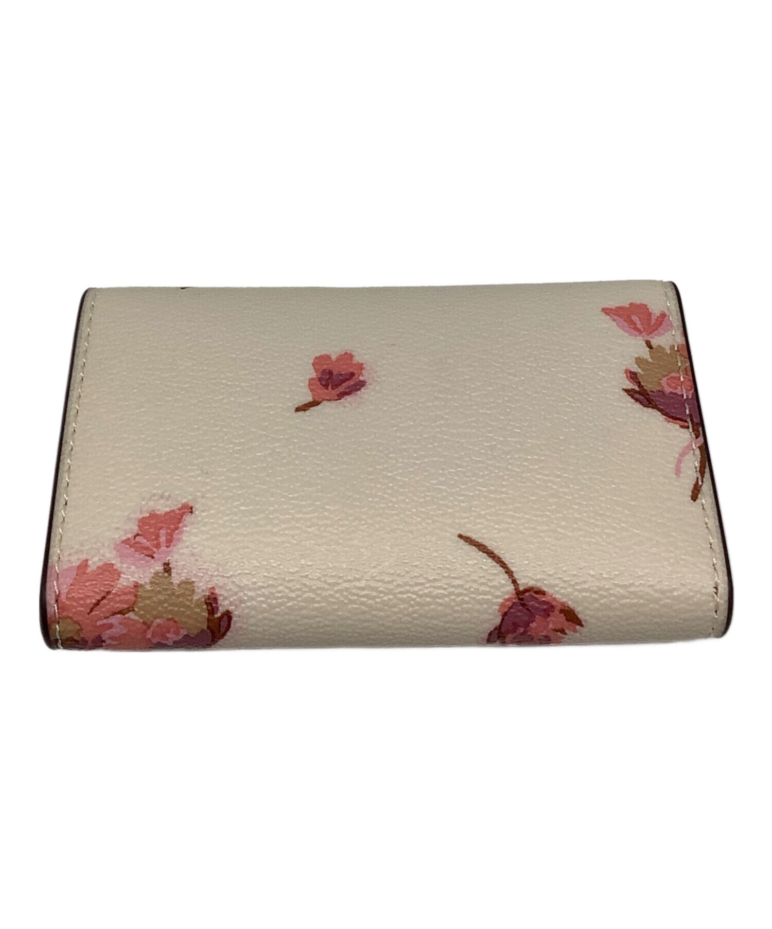 中古・古着通販】COACH (コーチ) 5連キーケース アイボリー×ピンク
