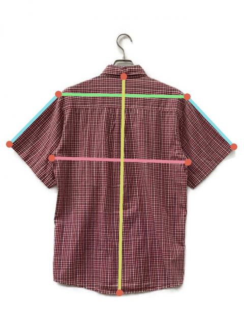 中古・古着通販】stussy (ステューシー) 半袖シャツ レッド サイズ:L