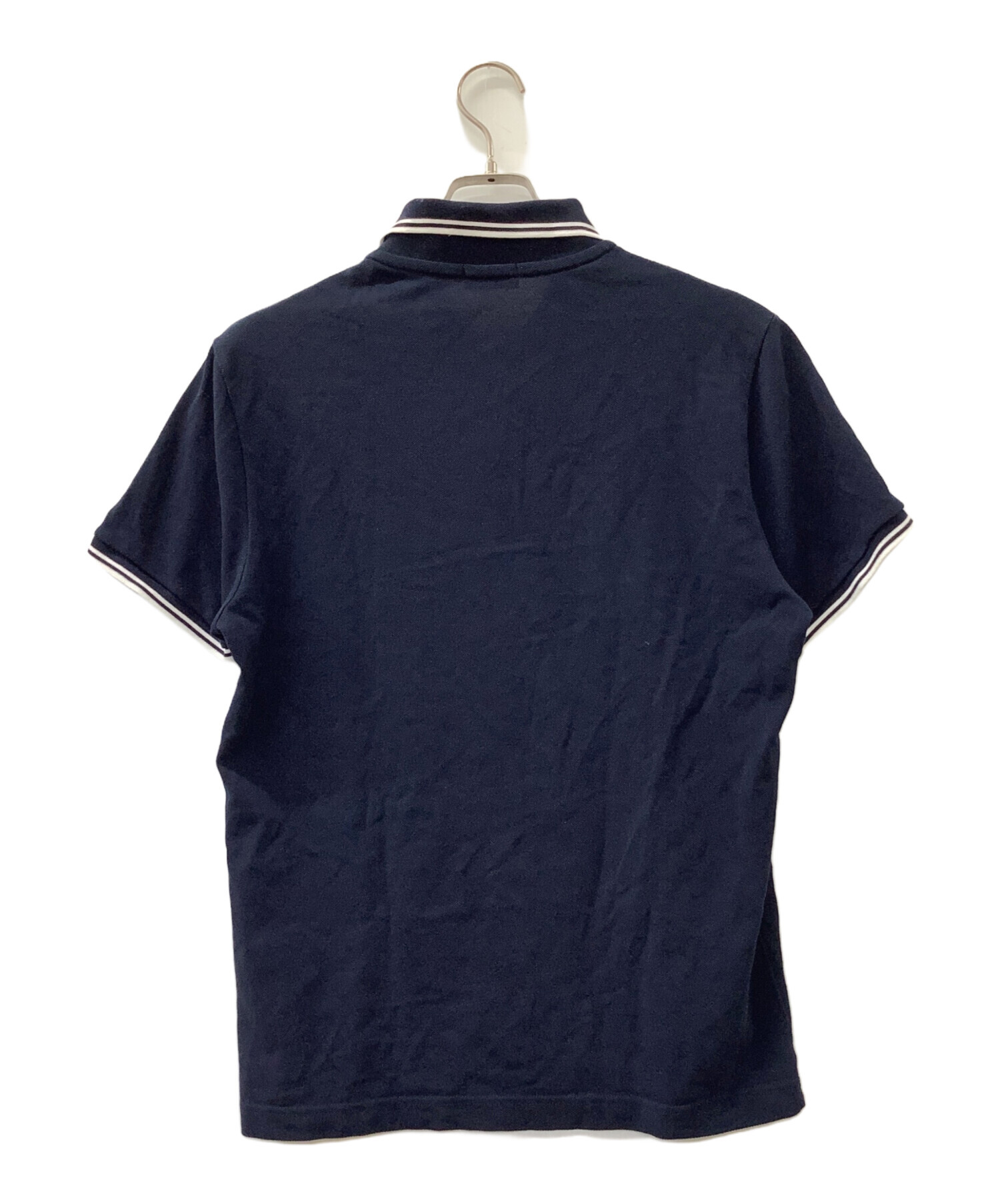 中古・古着通販】MONCLER (モンクレール) ポロシャツ ネイビー サイズ