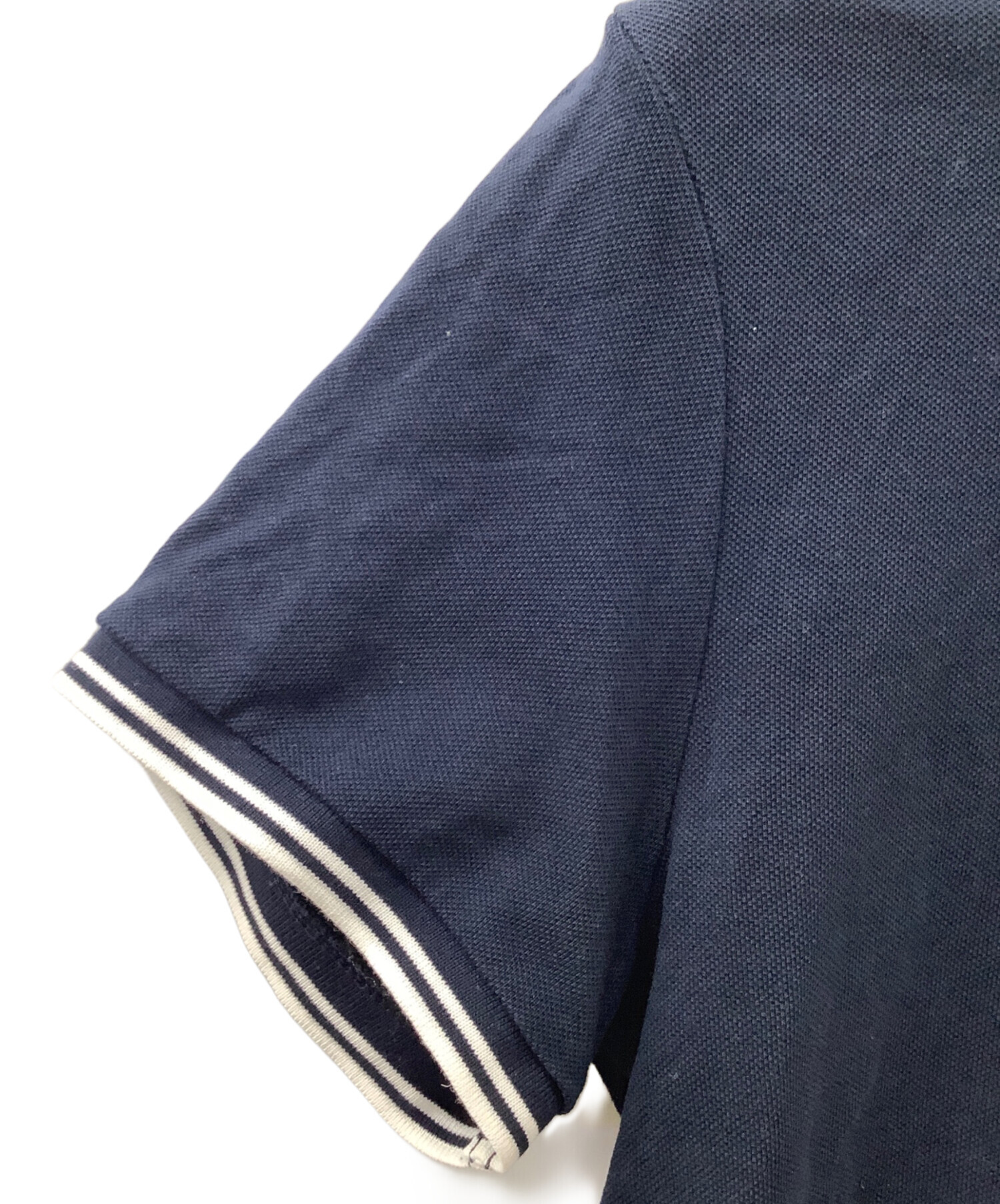 中古・古着通販】MONCLER (モンクレール) ポロシャツ ネイビー サイズ