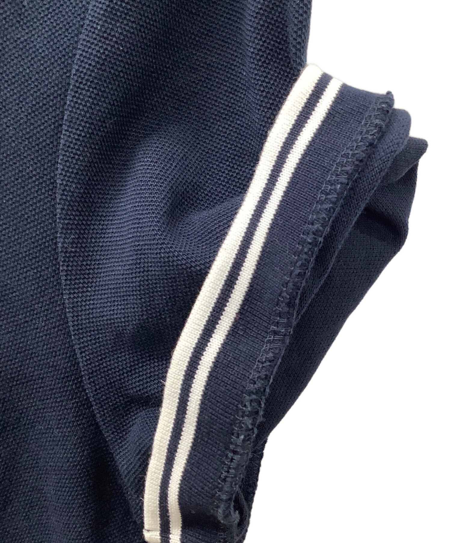 中古・古着通販】MONCLER (モンクレール) ポロシャツ ネイビー サイズ