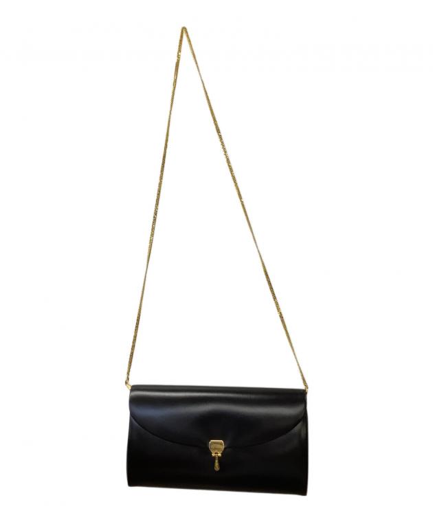 訳あり ロウナー　Launer ショルダーバッグ ゴールド金具 レザー 中古・古着通販】LAUNER LONDON (ロウナー ロンドン) チェーン